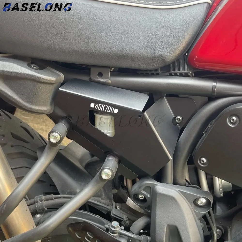 

2025 2026 Motorcycle Side Panel Frame Cover Brake Reservoir Guards Protector Accessories For Yamaha XSR700 XSR 700 2015 - 2024