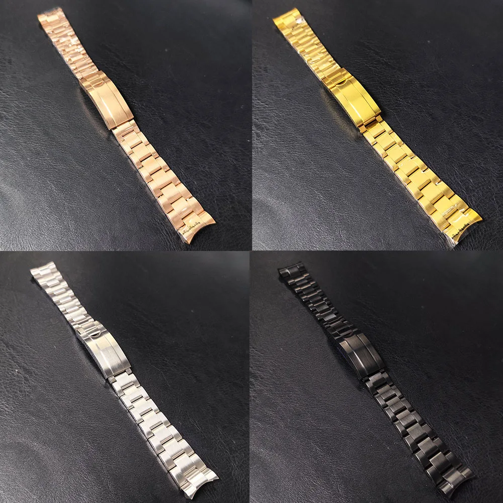 

GSM 20 мм ремешок для часов браслет из твердой нержавеющей стали для мужских часов NH 35 корпус высококачественный ремешок для часов