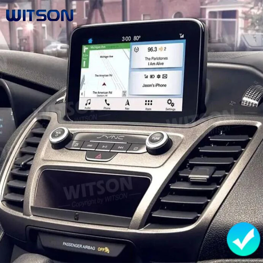 10.88'' Android Car Radio Multimedia For Ford Transit connect Ford Tourneo 2020 2021 2022 2023 2025 with Mobile Holder Stereo