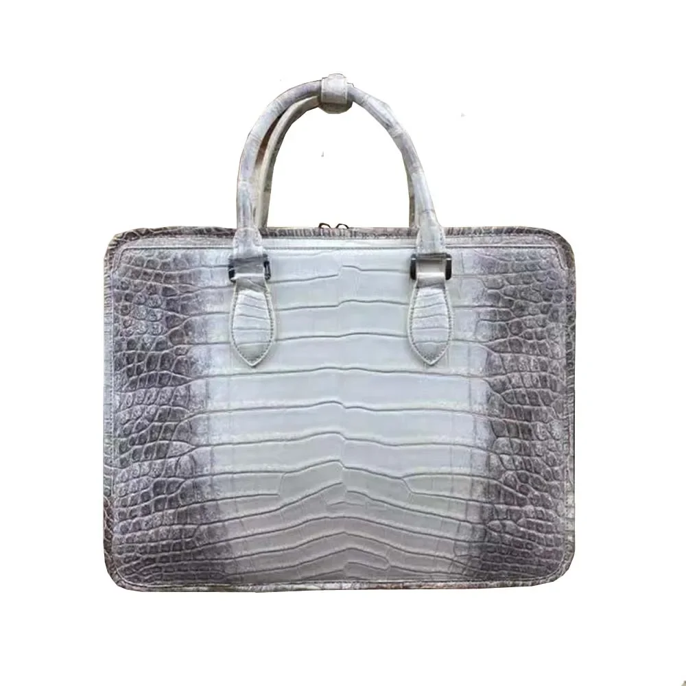 

kexima men crocodile leather bag