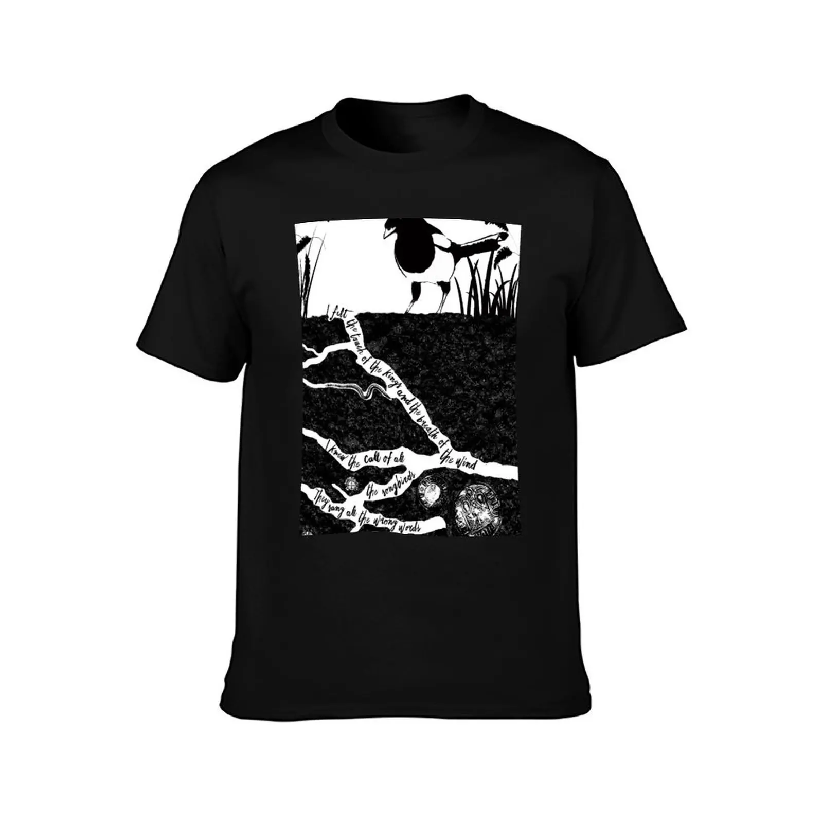 Detectorists Johnny Flynn Lyrics Print T-Shirt Stylish Graphic Short Sleeve Top T-Shirt