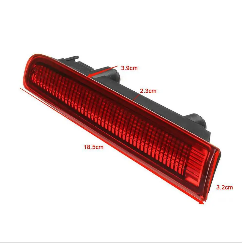 High Mount Stop Lamp Signal Warning Brake Light Third Rear Barn Door Red Smoked Lens For VW Transporter T5 T6 Caravelle Multivan