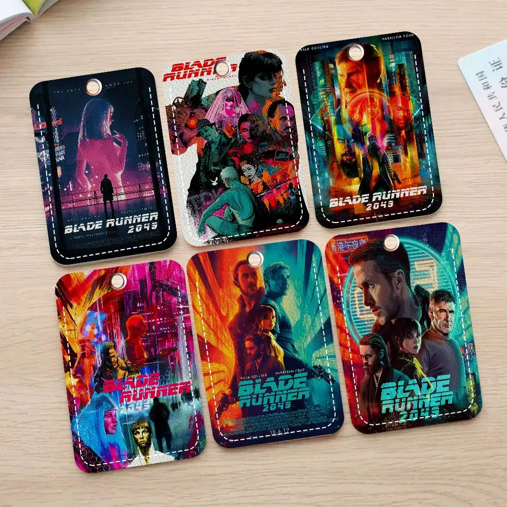 

Прямоугольный брелок для ключей American Movie Blade Runner 2049, держатель для кредитных бейджей, держатель для студенческого удостоверения личности, чехол для автобусных карт