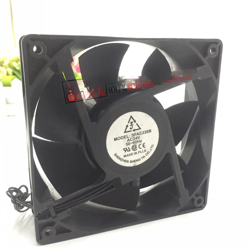

LL+ 1PCS 12CM 12038 24V 50~60Hz 2-wire for inverter cooling fan SHENG FAN SFAC220B