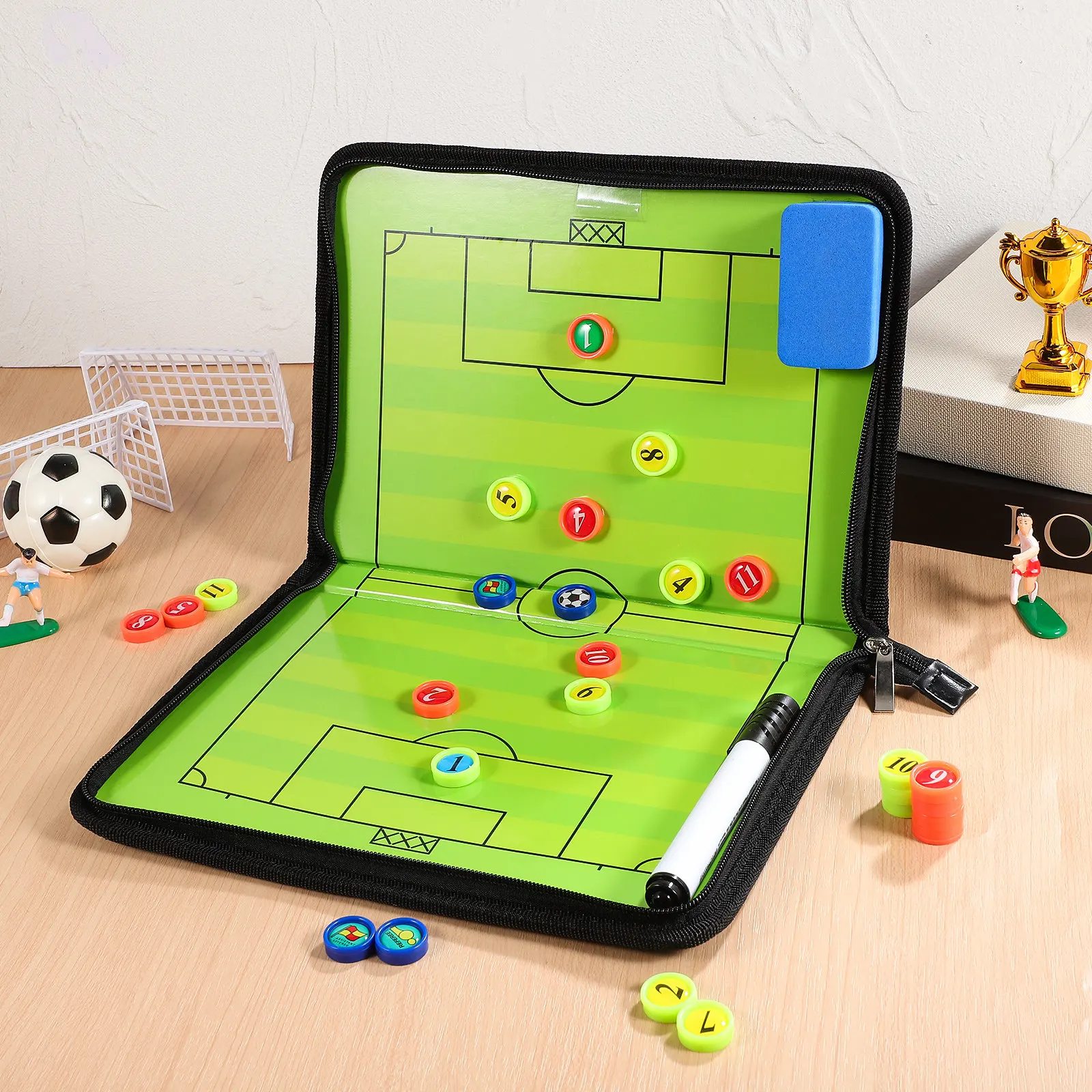 soccer-marker-board-compact-magnetic-coaching-board-portable-folding-football-match-planning-whiteboard-training-clipboard