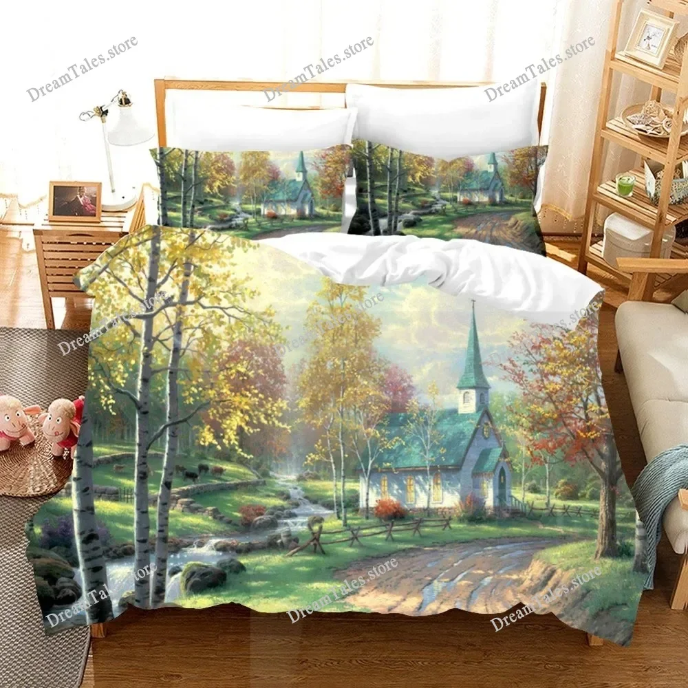 

Bedding Set Oil Painting Van Gogh Star Sky Boys Girls Twin Queen Size Duvet Cover Pillowcase Bed Kids Adult Home Textileextile
