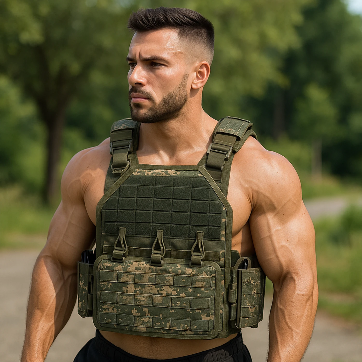 

Customizable Wholesale Adjustable Tactical Vest Wear Resistant Outdoor Hunting Tactical Gear