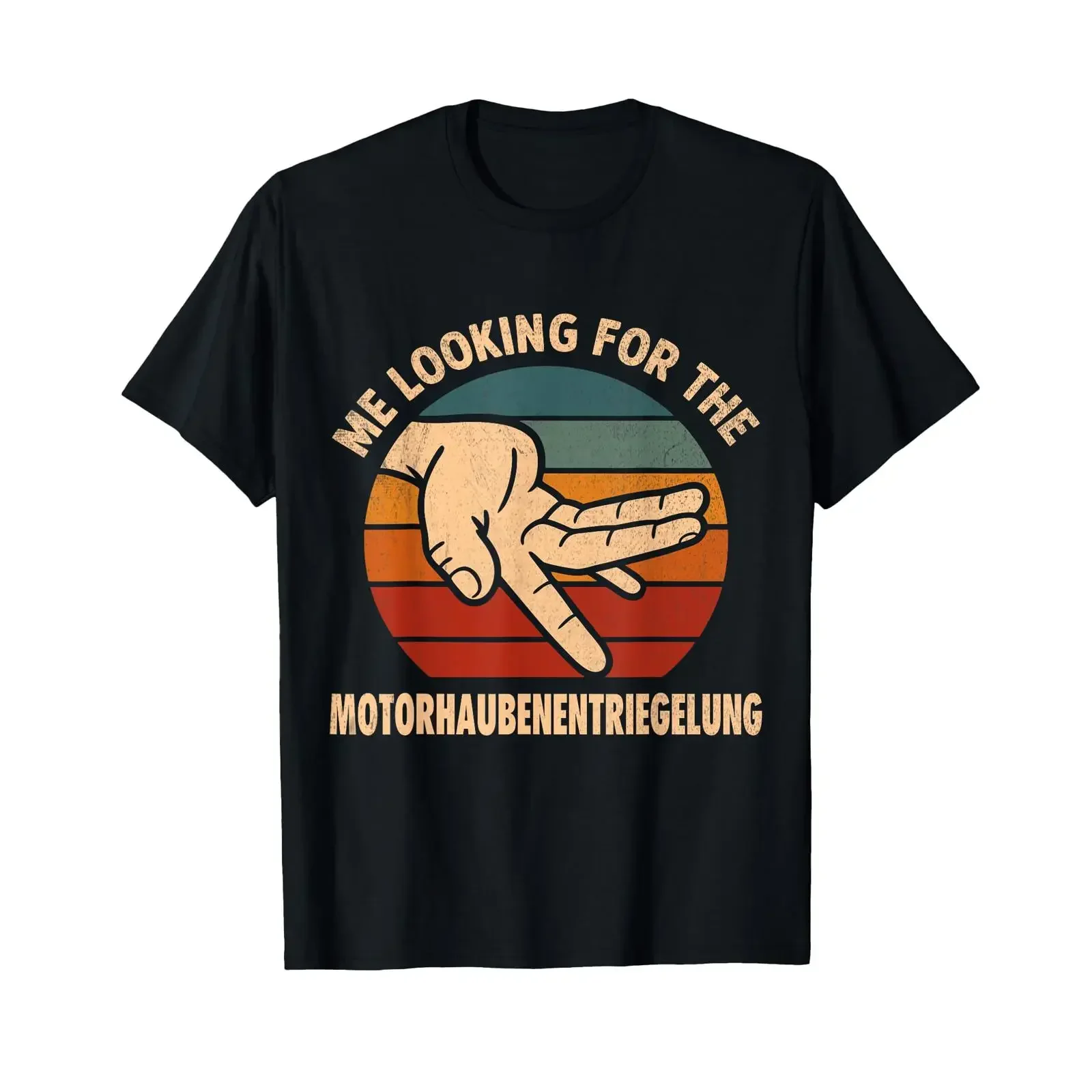 Me Looking For The Hood Release T Shirt vintage Washed homme Slightly designer clothes graphic Top For Everyday Wear Breathable