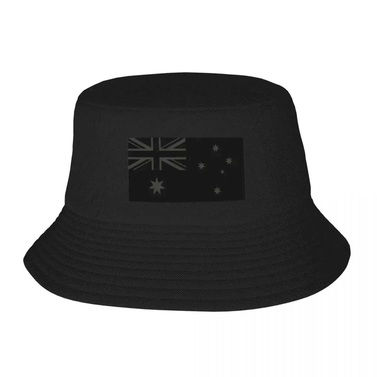 Australia Blackout/Stealth Flag Bucket Hat Trucker Hat Luxury Cap Hats For Men Women's