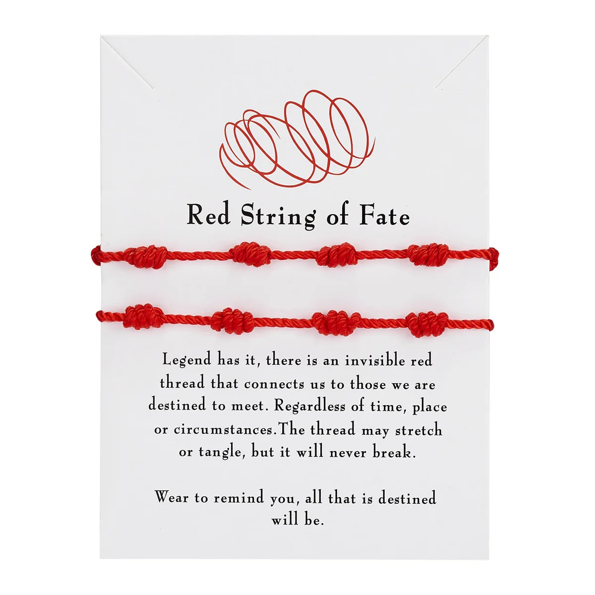 2Pcs/Set 7 Knots Red String Bracelet for Women Men Lucky Amulet Handmade Rope Bracelets Friendship Couple Wristband Jewelry Gift