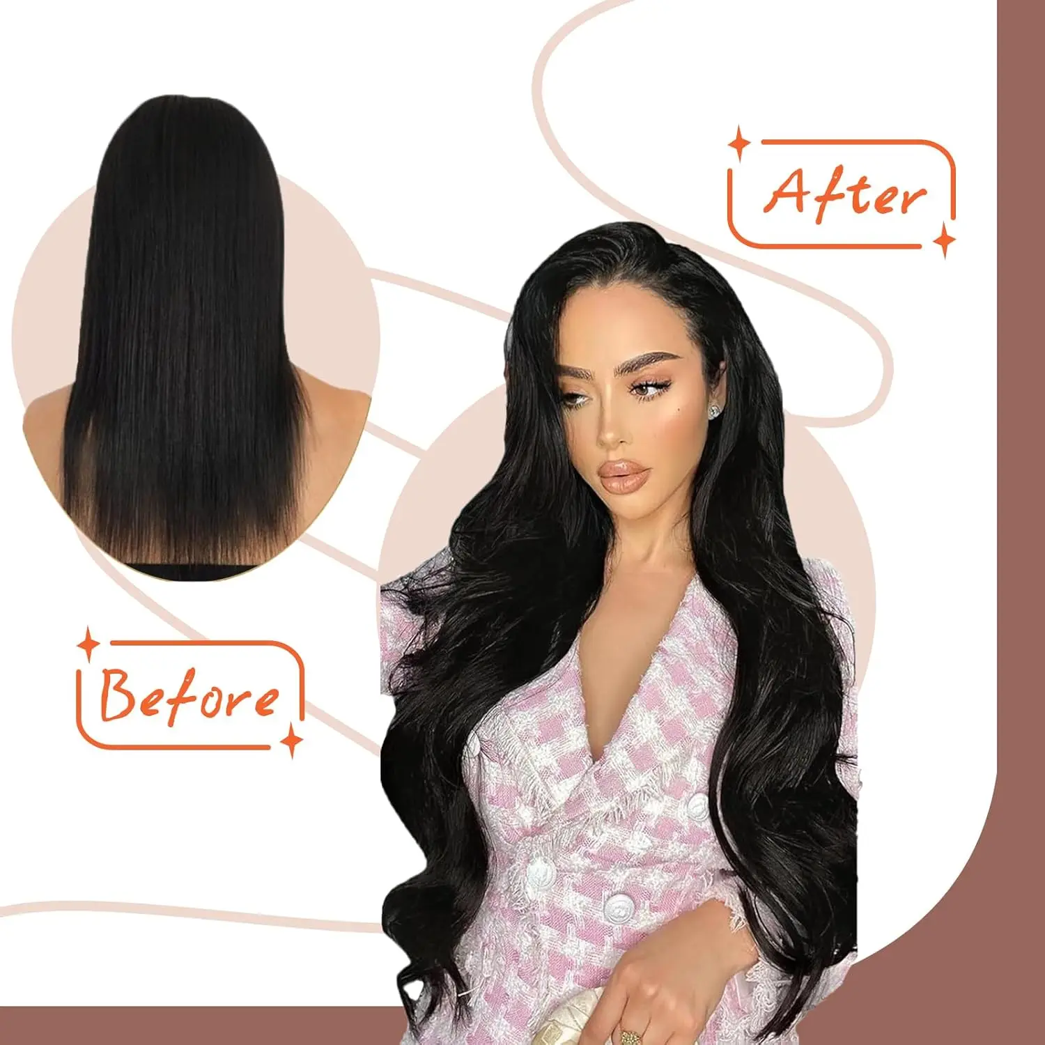 الشريط في وصلات الشعر شعر الإنسان سلس الشريط في وصلات الشعر غير مرئية الشريط ins الطبيعي الأسود ريمي الشعر البشري 50 جرام/الحزمة