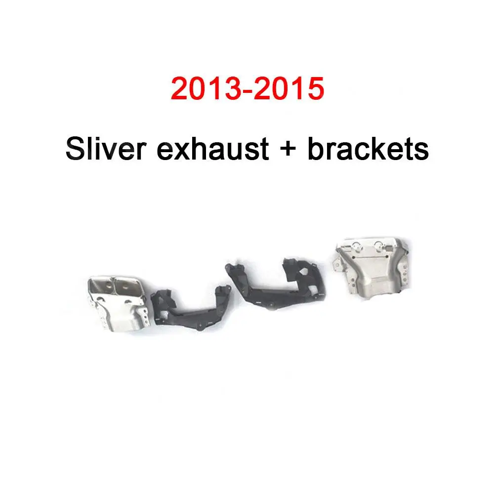 Car Exhaust Tips With Bracket for Mercedes-Benz A CLA Class W117 W176 CLA260 CLA45 2013-2018