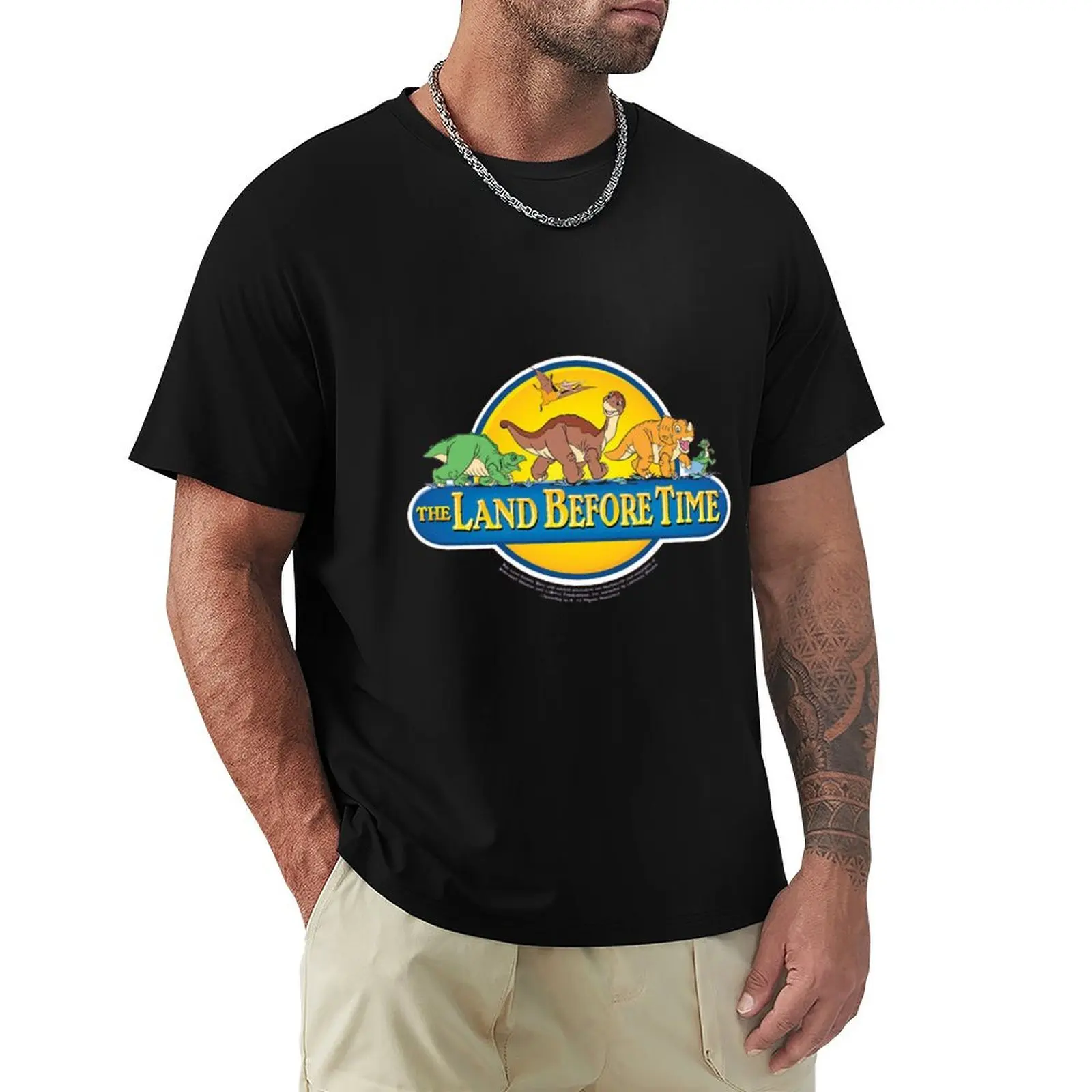 The Land Before Time, The Timeless Land , The Timeless Land logo T-Shirt Light Athletic Short Sleeve Tee Shirt