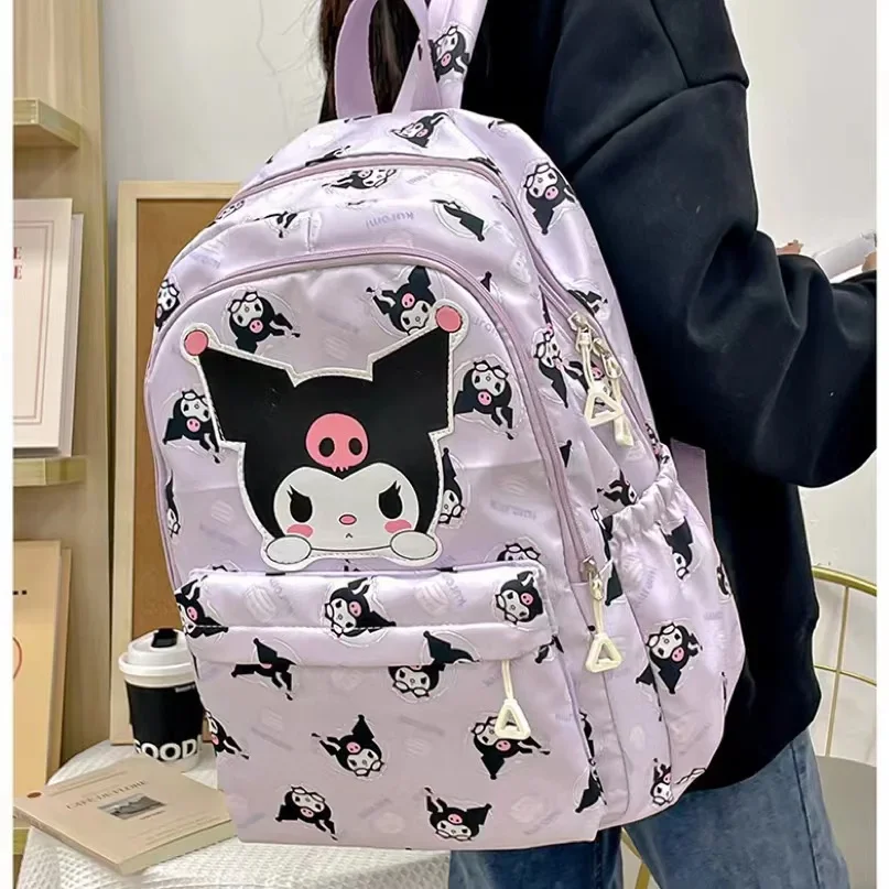 Sanrio Backpack Anime Kuromi Cinnamoroll My Melody Student Bag Large Capacity Women Bag For Children Girls Gift