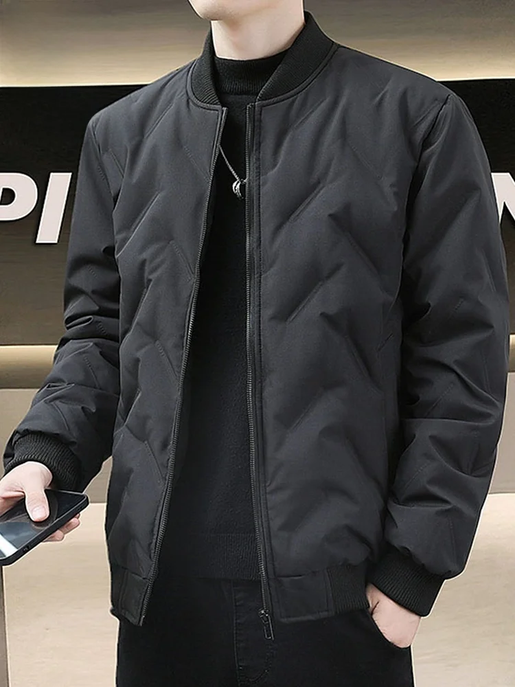 

Lightweight Cotton Jaet Men's 2025 Winter New Faion Sli Baseball Collar Cotton Clothes Youth ular Polyeste...