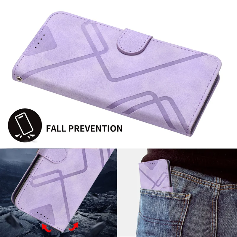 Redmi12 Case for Xiaomi Redmi 12 Leather Cover Etui for Redmi A1 5 Plus 6Pro 4x 6A 7A 8 S2 Luxury Coque Stand Wallet Phone Case image 5