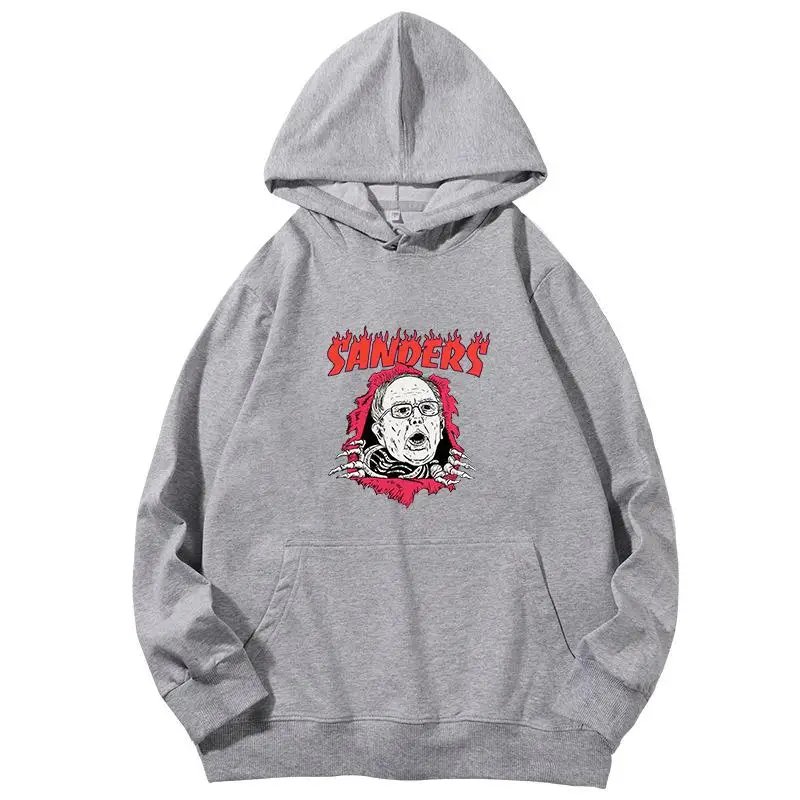 Sudaderas con capucha con estampado de Bernie Sanders Make America Skate Again, sudaderas con capucha de algodón, sudaderas con capucha, ropa para hombre