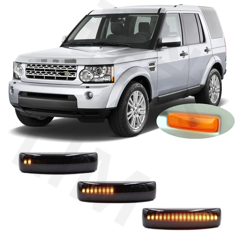 Dla Land Rover LR4 Discovery 4 L319 2010 2011 2012 2013 2014 2015 2016 2017 sekwencyjne światła obrysowe LED włączyć lampy kierunkowskazu lampa