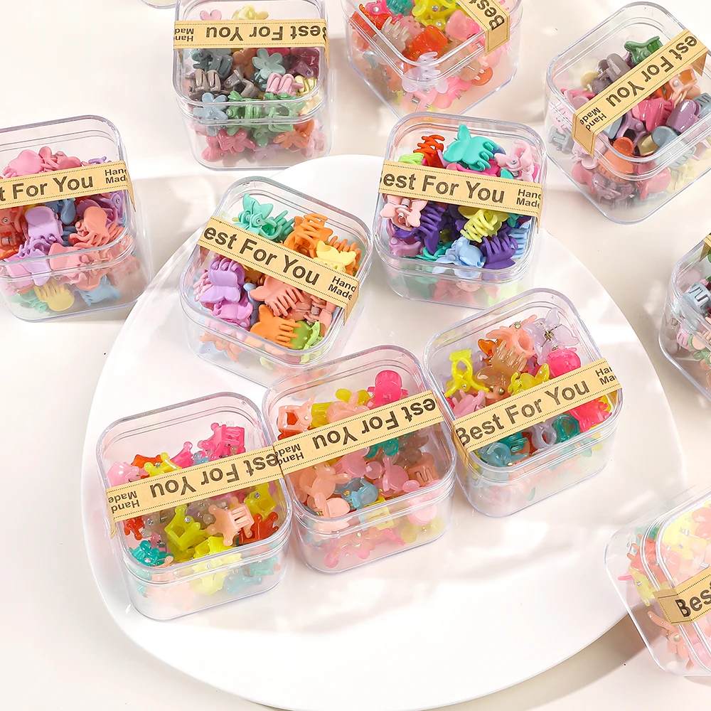 40 Teile/los Haar Zubehör Für Mädchen Bunte Süße Nette Kleine Krabben Haar Krallen Clips Kinder Haarnadeln Headwear Baby Haar Zubehör – Detail 7