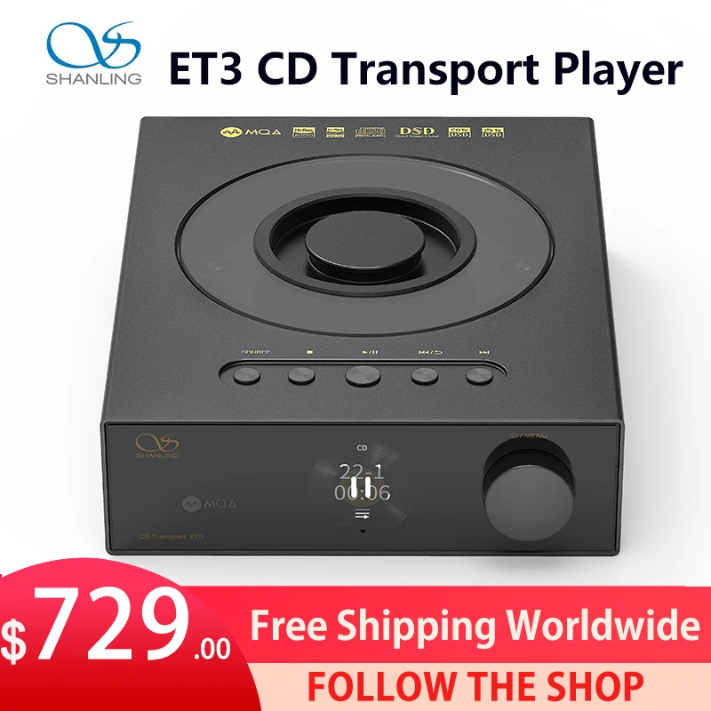 Fiio CD Player에 대한 추천 및 평가: SHANLING ET3 CD Transport Player의 실용성과 성능 분석