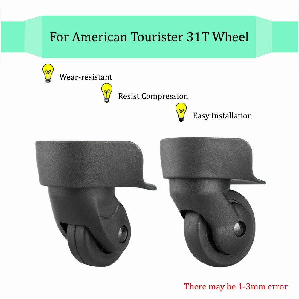 

Applicable American Tourister 31T For Hongsheng A-65 Suitcase Wheels Luggage Roller Trolley Case Universal Wheel Replacement