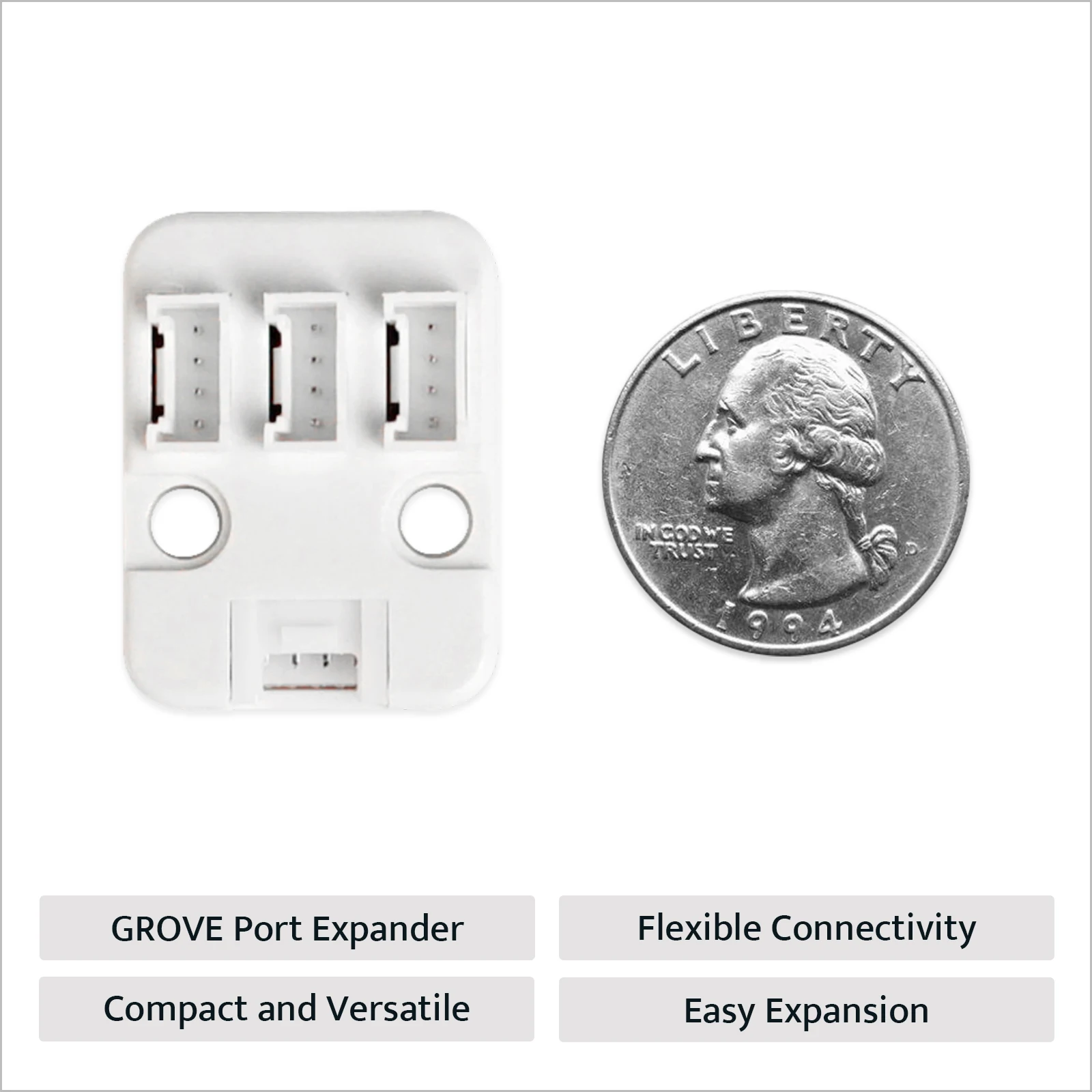 Unité d'extension HUB officielle 1 à 3 M5Stack