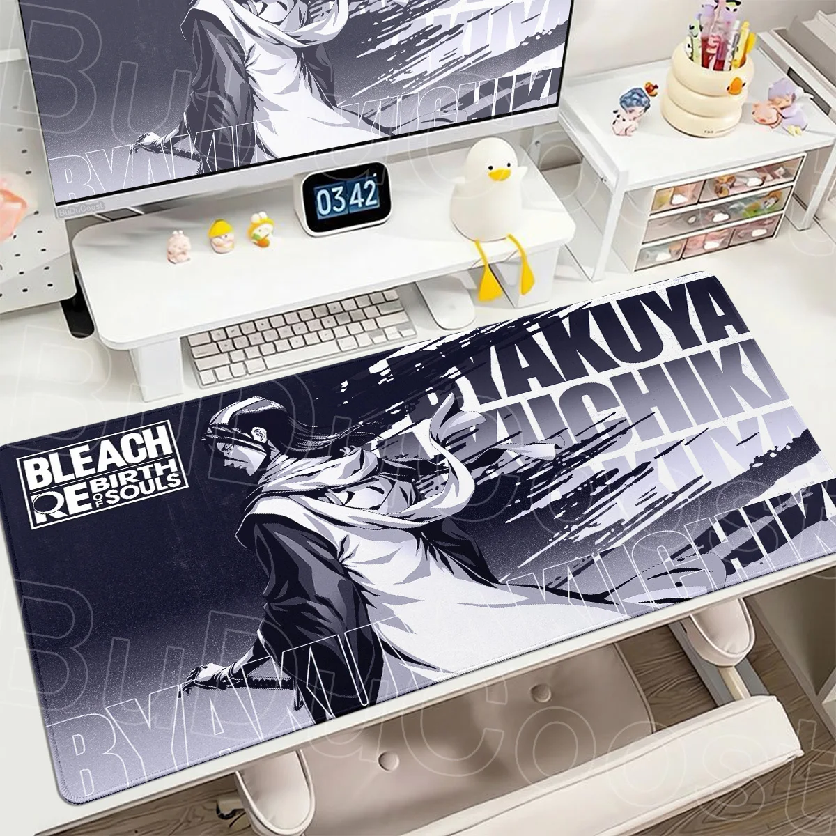 Bleach Rebirth Of Souls Sado Yasutora Mouse Pad 90x40cm Computer Gamer Keyboard Cabinet Carpet Extended Desk Mat Rubber Mousepad