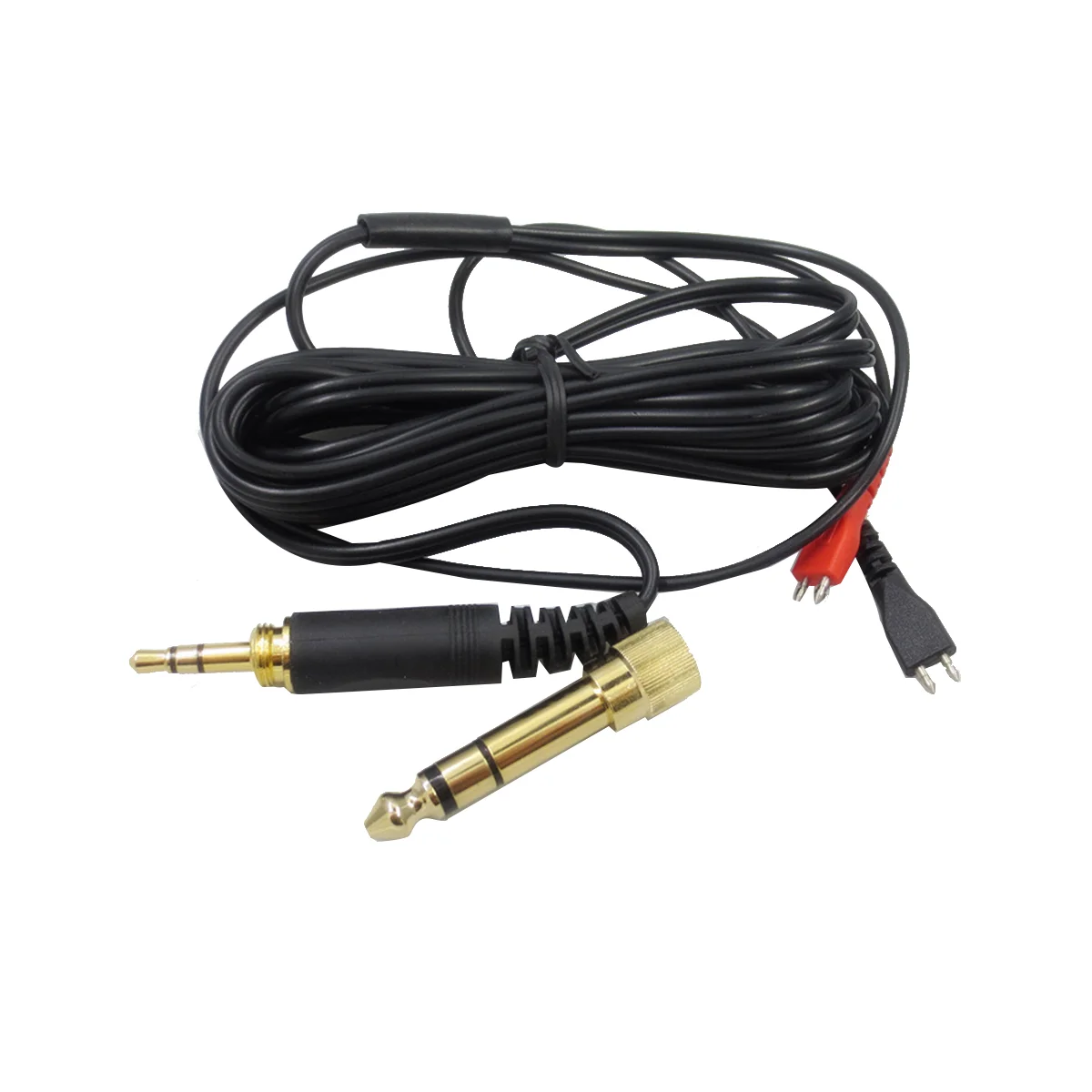 สายออดิโอทดแทนสำหรับ HD25 HD560 HD540 HD480 HD430สายออดิโอหูฟัง414 HD250มีความยาวเท่ากัน