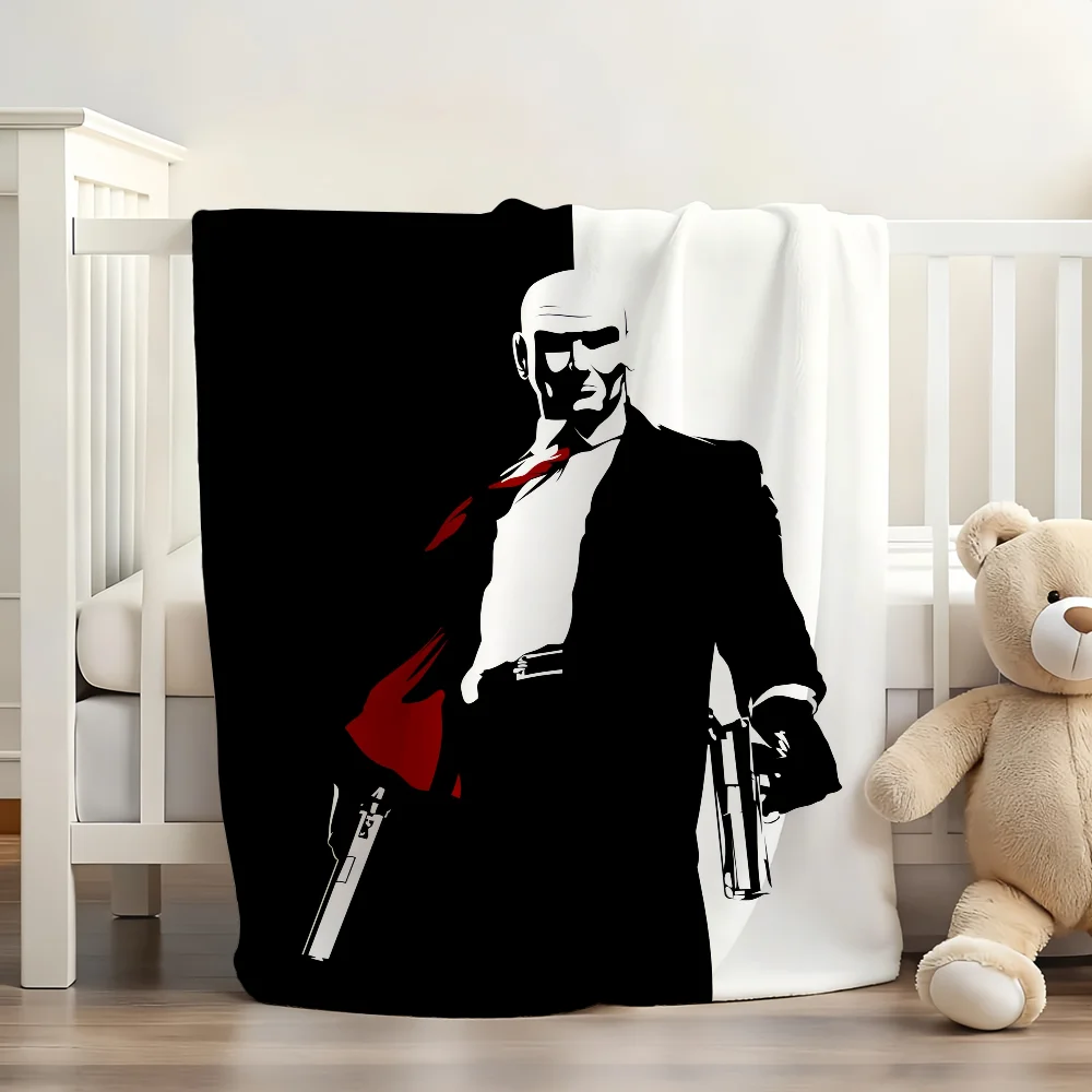 Movie H-Hitman Agent 47 Blanket Soft and Skin Friendly For Couch Bed Napping Bedspread All Seasons Comforter view 5