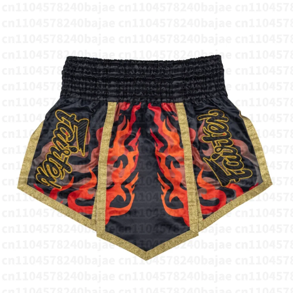Thai-Boxshorts für Erwachsene, Männer und Frauen, sowie für Kinder – Boxtrainings- und Muay-Thai-Kampfshorts. – Detail 3
