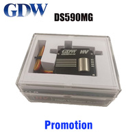 New GDW RC Servo DS590MG DS595MG Full Metal Digital Slant Disc Lock Tail Medium-sized Servo For Helicopter 505 XL520 500X