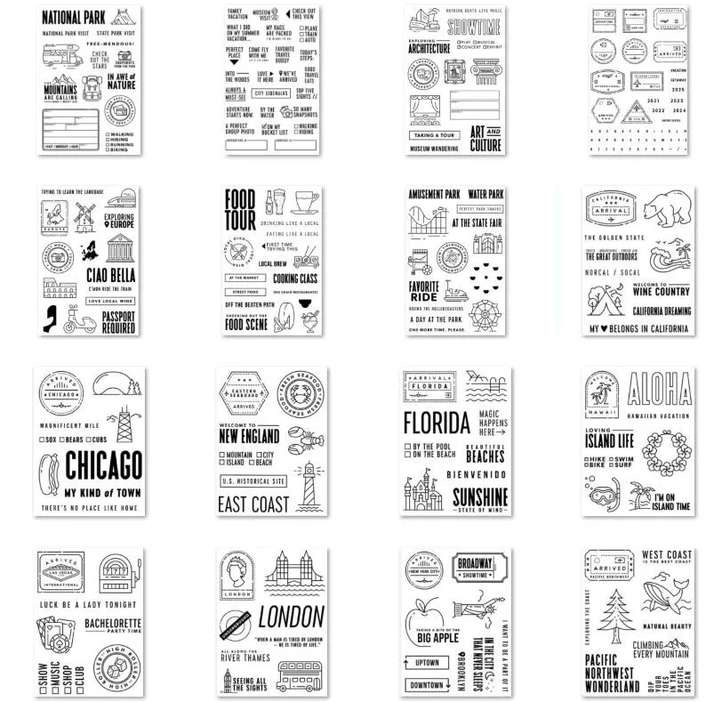 New English Clear Stamp For DIY Scrapbooking/Card Making  A6517