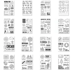 New English Clear Stamp For DIY Scrapbooking/Card Making  A6517