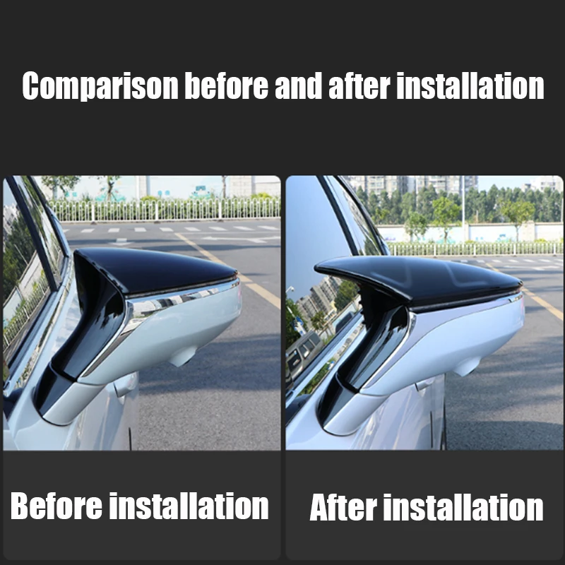 For Lexus new ES200 Devil's Corner rearview mirror cover ES300h modification UX260h decoration LS500 accessories