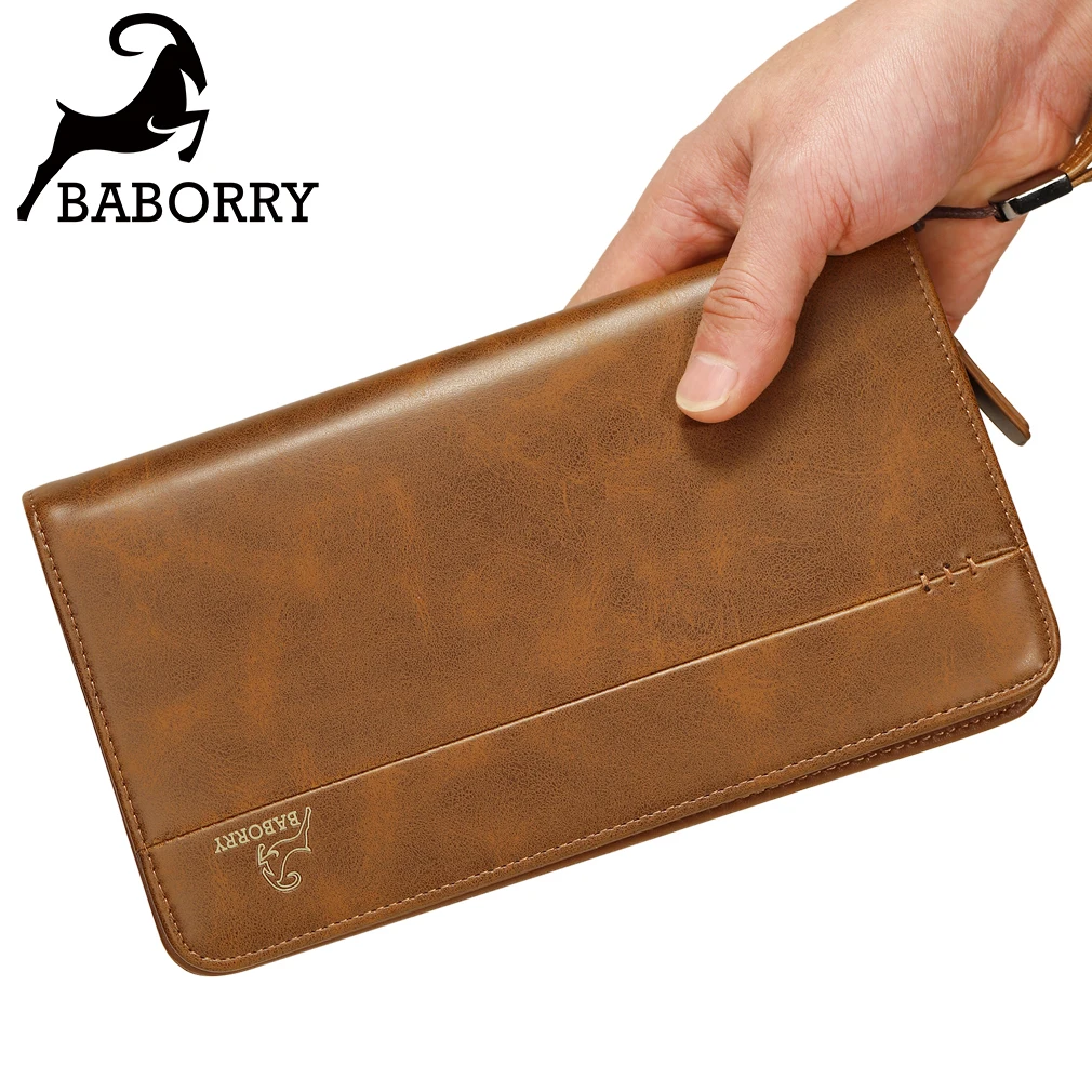 Wallet Men's Handheld Bag Long Wallet Function Creative Handheld Bag Mobile Wallet