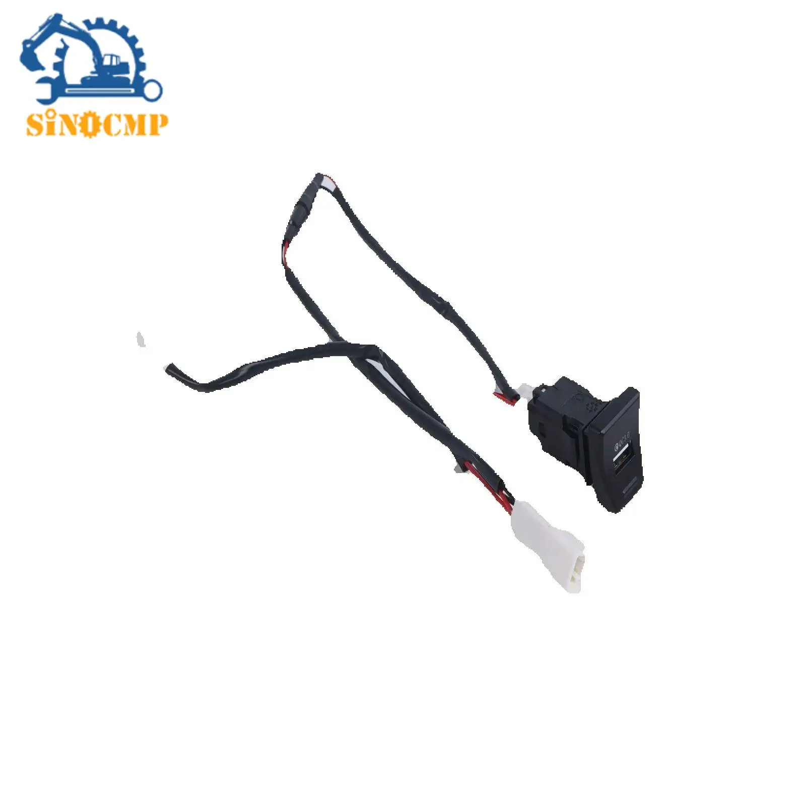 

USB-концентратор для быстрой зарядки QC 3.0 для Toyota RAV4 2019-2020, автомобильные аксессуары