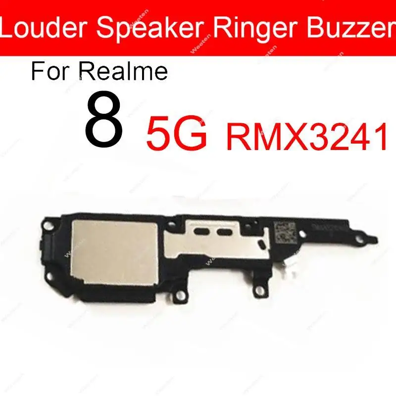 For Realme 8 8 Pro 8i 4G 5G Loud Speaker Buzzer Loudspeaker Buzzer Ringer Flex Cable Replacement Repair Parts