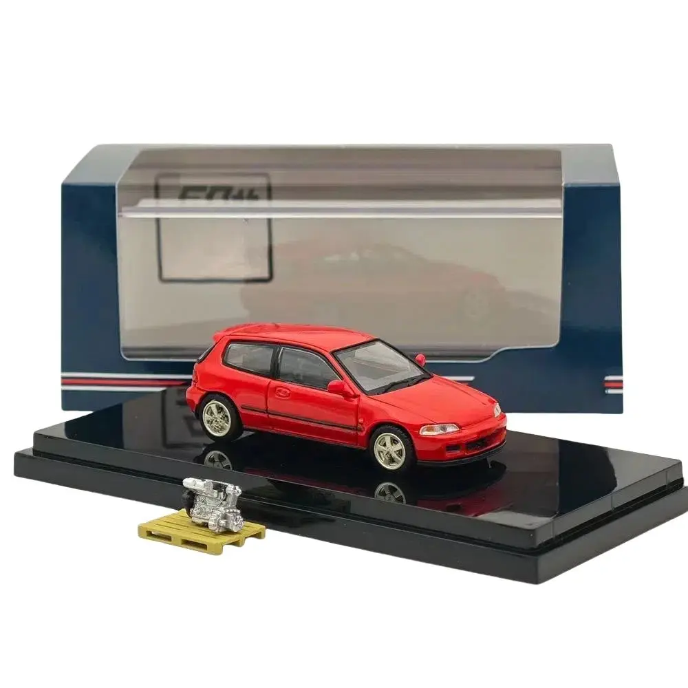 HJ 1/64 para (EG6) Sir-S con modelo de pantalla de motor Milano Red HJ641017SR modelos fundidos a presión colección de coches
