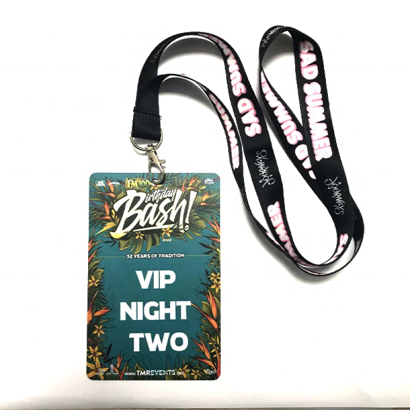 

Custom Design Plastic VIP Access Cards Backstage Passes Artist Passes Badge For An Event