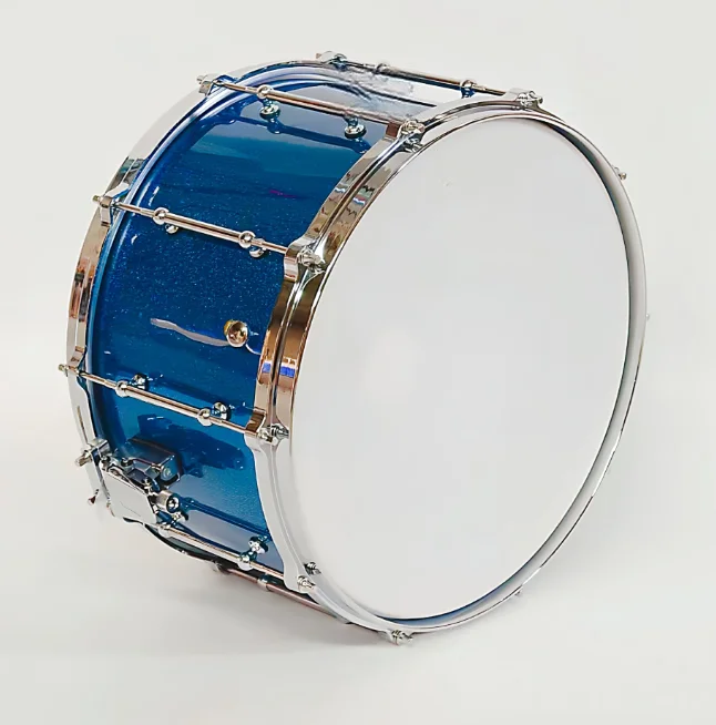 14 X 8 Inch Professional Maple Marching Snare Drum 10 Lug With Carrier Strap Percussion Instrument For Band Practice