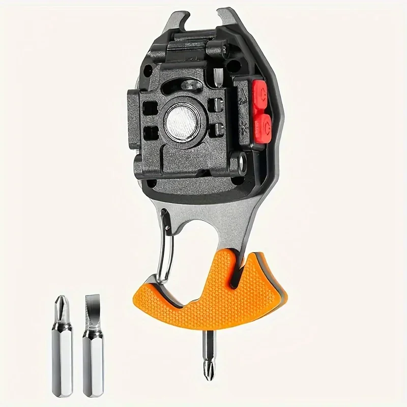 Portable Magnetic LED Flashlight Keychain with COB Work Lights USB Charging Torch for Outdoor Camping Fishing Climbing