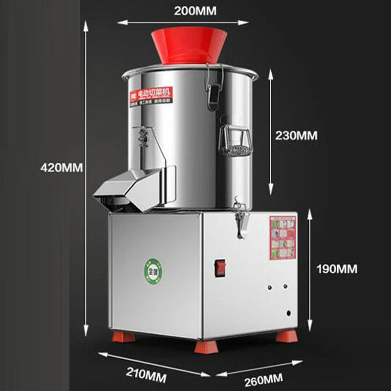 220V Vegetable Shredder Electric Chopper Multi-function Food Cutter Dumpling Stuffing Ginger Garlic Chili Meat Stuffing Machine