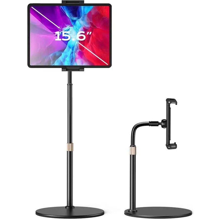 

for iPad Stand for Desk Portable Monitor Adjustable Tablet Stand, Thick Case Friendly iPad Pro Holder Fits4.715.6 12.9 10.9 10.2