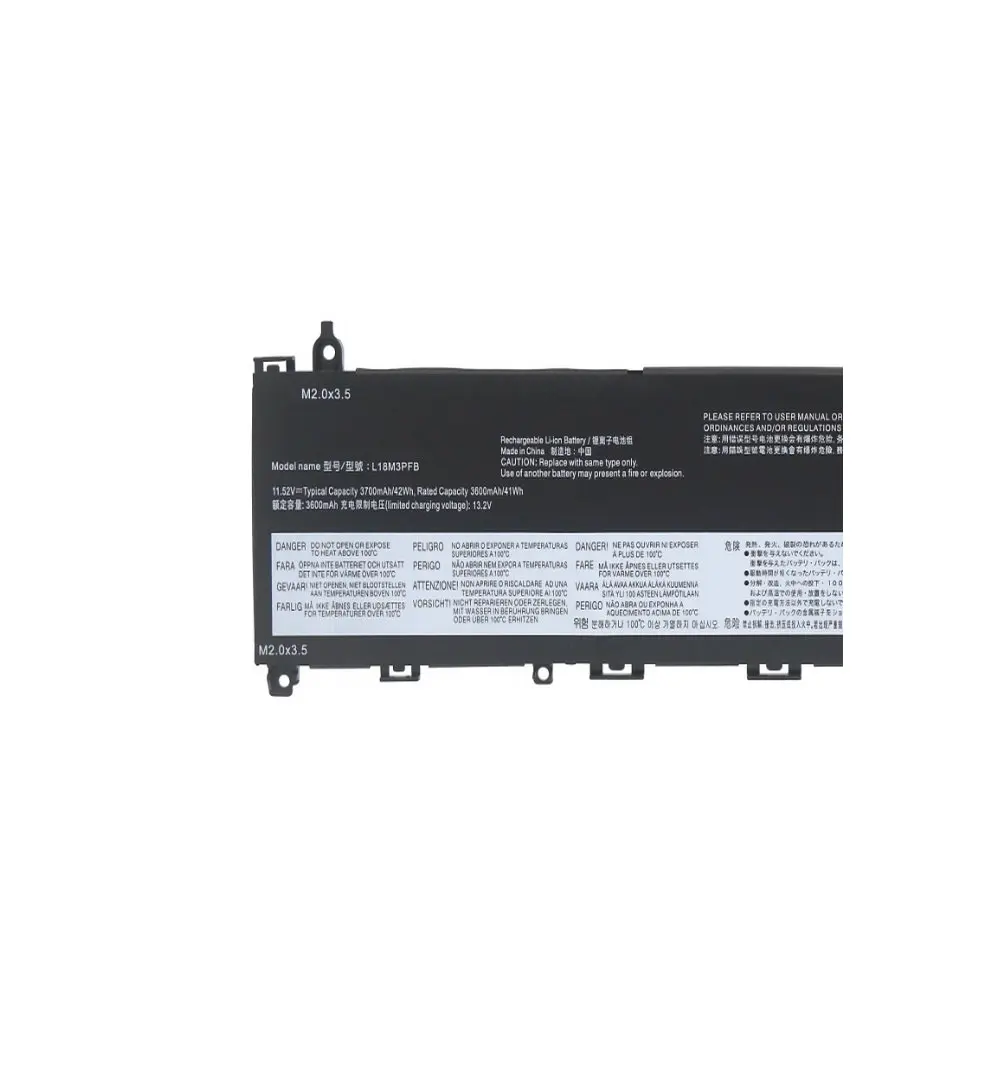 

For Lenovo IdeaPad S340-13IML Series L18M3PFB L18L3PF7 5B10U95573 5B10W67282 11.52V 42WH L18C3PF8 Laptop Battery