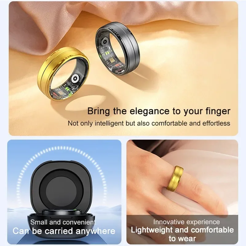 Smart Couple Rings Man Women's Finger Wheel Gift Waterproof 50 Meters Sleep Tracker Electronics Devices Monitor for Android IOS