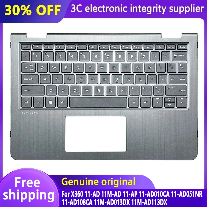 

For Pavilion X360 11-AD 11M-AD 11-AP 11-AD010CA 11-AD051NR 11-AD108CA 11M-AD013DX 11M-AD113DX Laptop US Keyboard 920401-001