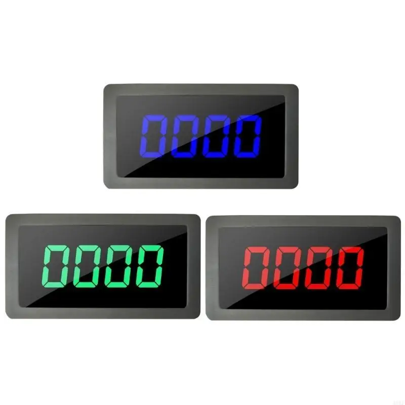 Digital LED Tachometer Speed Meter with Hall Sensing & NPN Proximity Switches Motor Speed Gauge 220V for Lathes A0KF