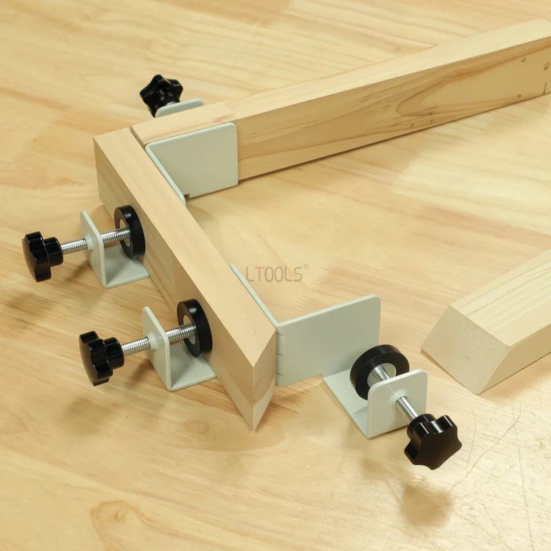 

Столярный прямоугольный зажим Т-образный инструмент для сращивания деревянных панелей, утолщенный 90-градусный вспомогательный приспособление для сращивания дверной рамы стола