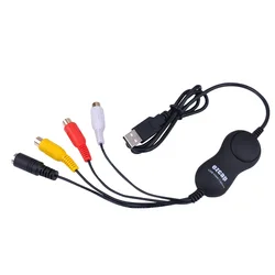 Ezcap 158 USB 2.0 Audio wideo karta przechwytująca AV s-video analogowe nagrywanie wideo dla odtwarzacza VHS V8 Hi8 aparat fotograficzny z kamerą Windows MAC