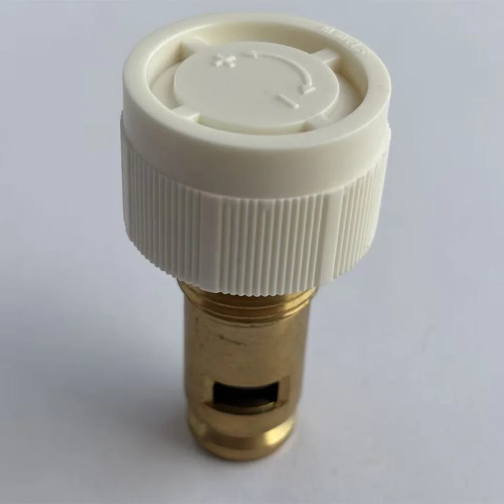 Radiator Valve Insert With Protective Cap M30x1 5 Adjustable Flow Valve for Heating Air Exhaust System Compatible Materials